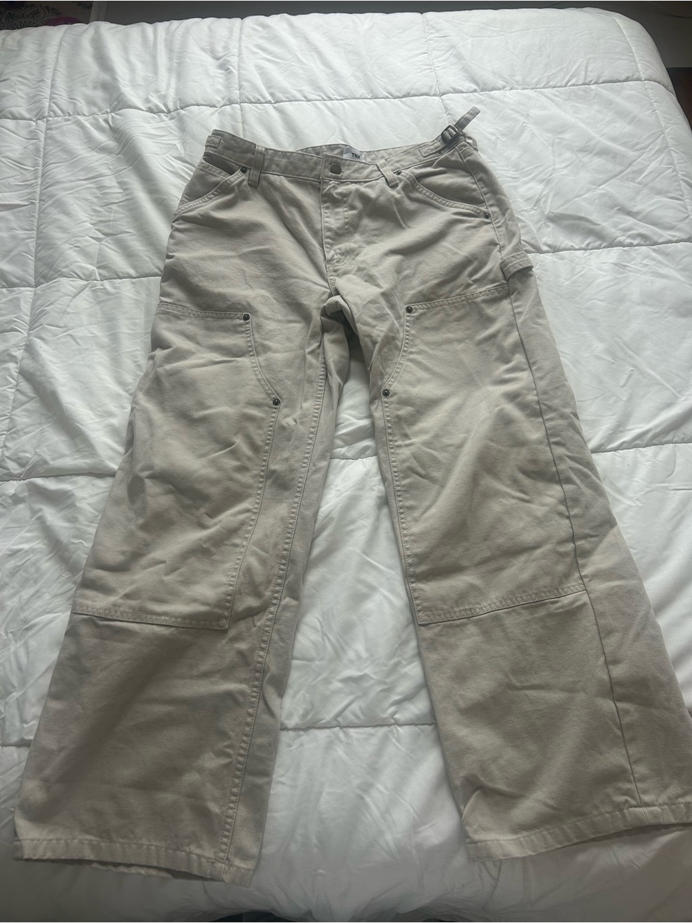 Aritzia Men's Cargo Pants in Light Taupe